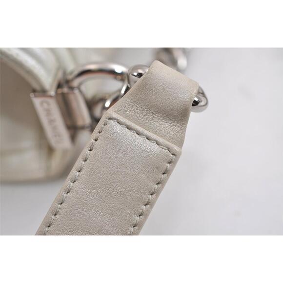 Auth Chanel Boy Calf Skin Matelasse Cc #136588C26B - Picture 8 of 15